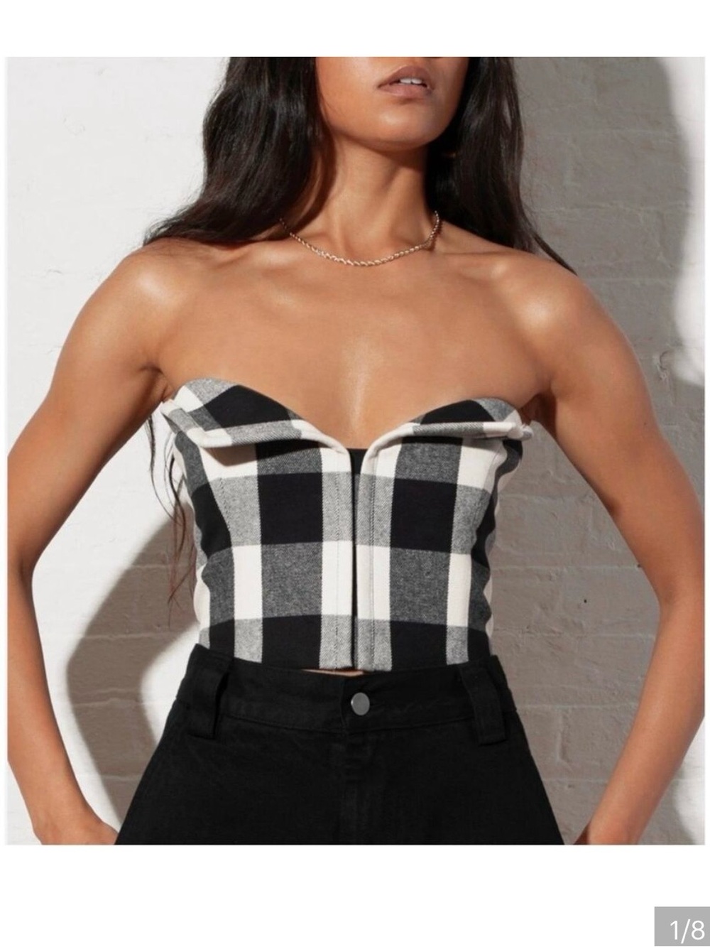 Mara Hoffman Layne Cropped Bustier Top